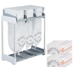 매직캔 MR280WG3X 애니블리 분리수거 휴지통 + 전용리필 280R10W