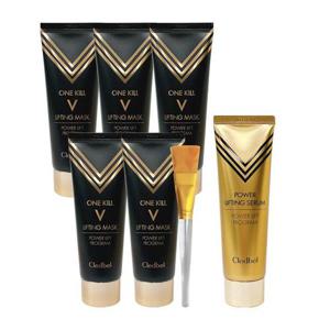 [끌레드벨]끌레드벨 리프팅 팩 70ml 5개+앰플 90ml+브러쉬