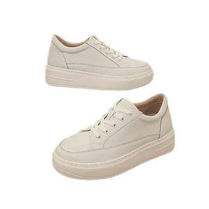 [세라][세라] (2color) 경량창 4cm 소가죽 데일리  컴포트   여성 키높이 스니커즈  c23w700 (P003380292)