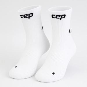 CEP 코어 런 미드컷 V 5.0 컴프레션 압박 남성 여성 중목 스포츠 헬스 러닝 양말 화이트 WP9C0R