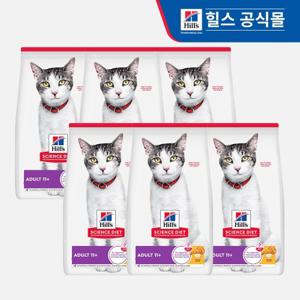 힐스 고양이사료 어덜트 11+ 1.6kg x 6개_1462