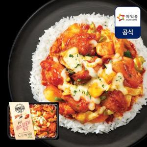 [아워홈] 온더고 외식 메뉴 5종 세트(총 10팩)(치즈닭갈비2,바베큐치킨2,차돌깍두기2,치즈불닭2,데리야끼2)