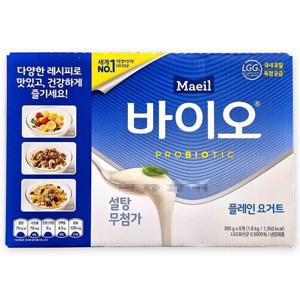 [코스트코] 매일 바이오 플레인 요거트 1800g(300g x 6개) 설탕무첨가 LGG유산균