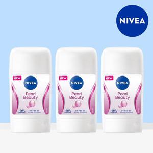 [니베아 공식] 니베아 데오드란트 스틱 펄 뷰티 50ml 3개