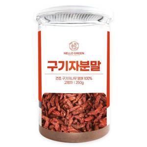 [헬로우그린] 국산 청양 구기자 분말 가루 250g, 1개