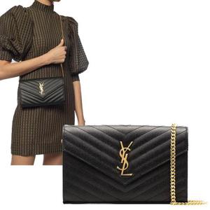 26ss 생로랑 마테라쎄 체인백/377828 BOW01 1000