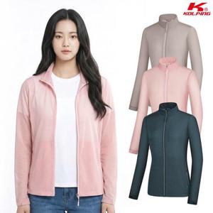 [콜핑]콜핑 여성 봄 프론트 라이트 속건성 경량 펀칭 등산 바람막이 자켓 KSC630TJ6W