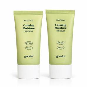 [웰빙창고] 구달 맑은 어성초 진정 수분 선크림 50ml 2개