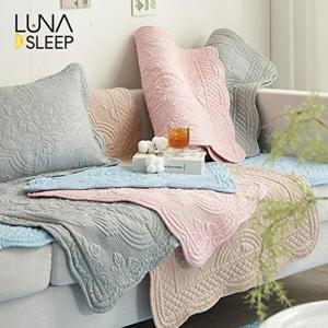 [루나앤슬립]목화솜 자수퀼팅 통워싱 소파패드 1+1 세트(+멀티매트)