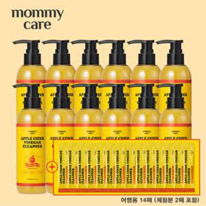 [완벽더블/마미케어] 애사비 클렌저 완벽더블 패키지(200ml x 12 + 2ml x 12 + 무료체험 2ml x 2)