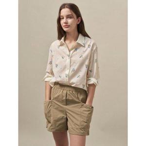 갤러리아_올리비아로렌 프린트 셔츠형 블라우스 VVCNL5M4171