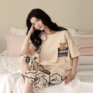 [셀러허브_여성트랜드패션]여성 집에서 편하게 입는 빅사이즈 실내 잠옷 파자마 10종세트