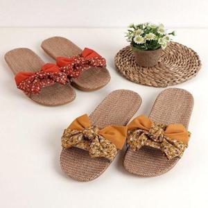 [셀럽하우스]여름 RKQAHHAD 리본 슬리퍼 2sise 2color 가벼운 거실 실내화