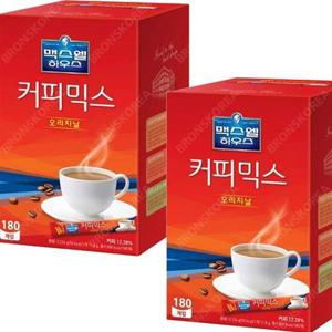 동서 맥스웰 오리지날 커피믹스 180T X 2개 일회용 스틱