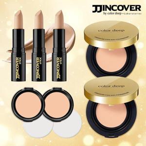[컬러딥] [컬러딥] 최신상 (찐커버) 컨실러 스틱 x 3개 + 컬러딥 투웨이 팩트 (본품 2개+리필 2개)