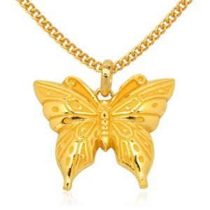 [골드모아] 여자 순금 목걸이 15g 24K [아트 나비]