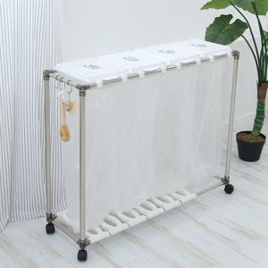 클링 화이트 재활용 분리수거함 4P