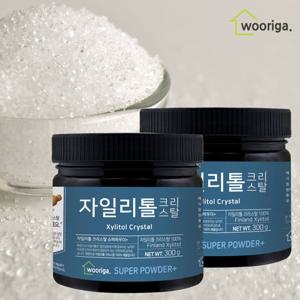 [우리가스토리] 핀란드산 자일리톨 크리스탈 300g 2통