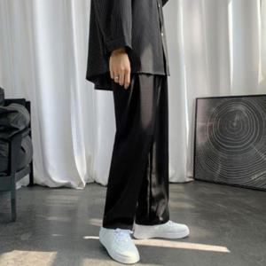 남성 와이드팬츠 남자 롱팬츠 밴딩와이드슬랙스 2컬러 (WCA3AB4)