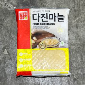 [산정마을] 수입산 냉동 다진마늘 간마늘 1kg