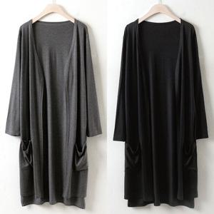 여성 큰옷 빅사이즈 특가 WW 탱글슬림롱가디건(w027H)