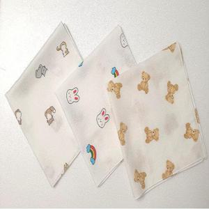 [베베원]무형광 순면 엠보손수건(순면100%) 10장