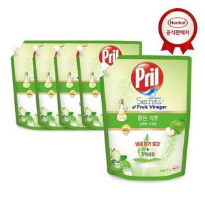 갤러리아_헨켈 주방세제 프릴 맑은식초 1L 사과 x 5개