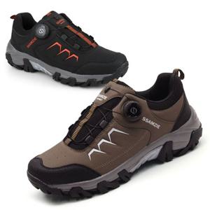 HSB-2212 남자 가죽 트레킹 다이얼 운동화 워킹 런닝슈즈 보아시스템 하이킹화 남성운동화