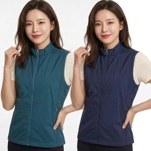 [인코디아웃도어]봄 여름 김영주 여성 쿨메쉬  골프조끼 골프웨어 VSKYJ-7010
