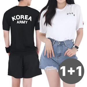 ★1+1★로카티 ROKA 코리아아미 반팔티 기능성 군인 티셔츠