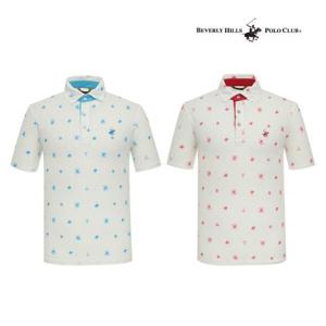 [비버리힐스폴로클럽][비버리힐스폴로클럽] 남성 시그니처 로고플레이 냉감 카라티셔츠 TS005