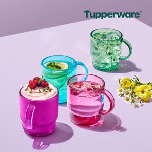 타파웨어 클리어 머그세트(4)