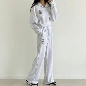 여자티셔츠 여성 추리닝 상하의 운동복 헬스 크롭 트레이닝 세트