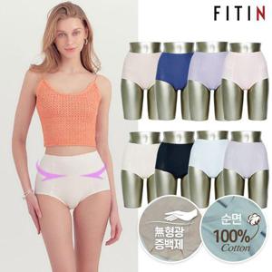 [피트인] 4종세트 하이웨스트 심리스 에어홀 보정팬티