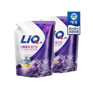 [리큐]리큐 얼룩제거 올인원 리필 2.1L x2개