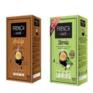 프렌치카페 카페믹스 아라비카 골드라벨 100T + 스테비아 커피믹스 100T