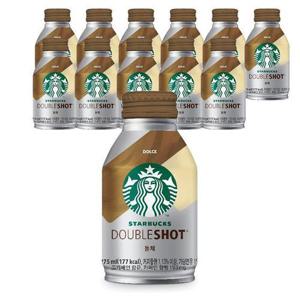 [스타벅스]스벅 더블샷 돌체 275ml X 12캔 커피 음료수 (34212218)