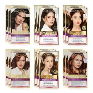 [로레알][로레알] 엑셀랑스 듀오크림 염색약 x3박스 (6칼라)