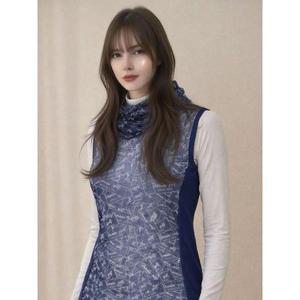 [데니스골프]여성)메쉬 전판프린트 베스트형_NAMMLSV163