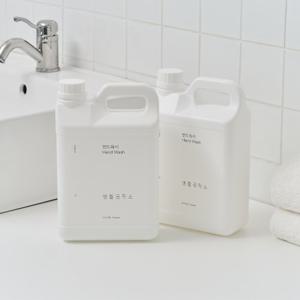 [생활공작소] 핸드워시 대용량 리필 2L 파우더향 x 2개