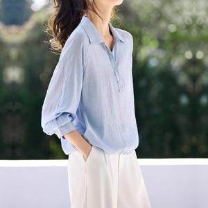 [블랙퀸] 루즈핏 스트링 셔츠 blk004450