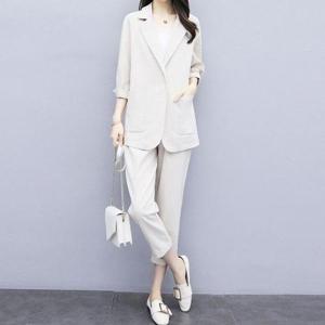 [엄지척]여성 바지정장세트 직장인 출근룩 자켓 팬츠 오피스룩_20362553_667501