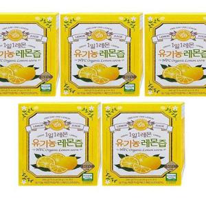 홀베리 유기농 레몬즙 14포 5박스(SH)