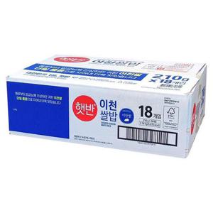 CJ 햇반 이천 쌀밥 210g x 18개입
