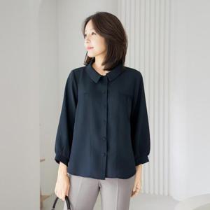 엄마옷 마담4060 [클래씨마담]고트절개셔링블라우스 -QBL2603036-