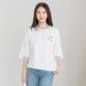 엄마옷 마담4060 에스닉시보리티셔츠 -QTE2603071-