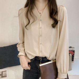 [깨비몰] 여성 봄/가을 패션 블라우스/셔츠/3컬러