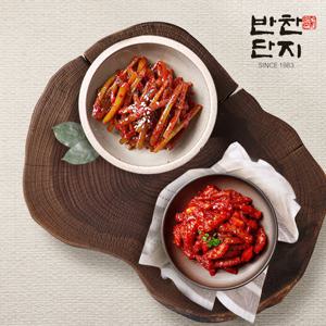 [반찬단지] 마늘쫑무침1kg + 낙지젓 1Kg 젓갈