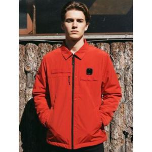 [씨엔엔 어패럴]트래블 리포티지 오버셔츠 레드_CA21TOV301RED