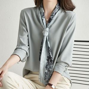 [몽벨리즈]프렌치타이블라우스 mde2301781